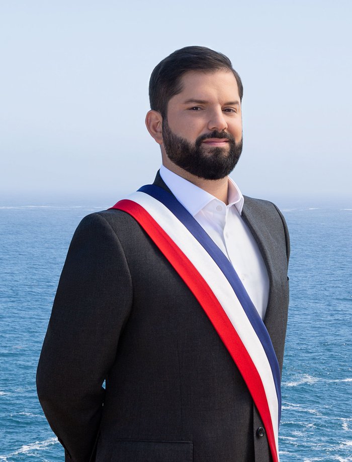                가브리엘 보릭(Gabriel Boric) 칠레 대통령. 칠레 정부 공식 사이트