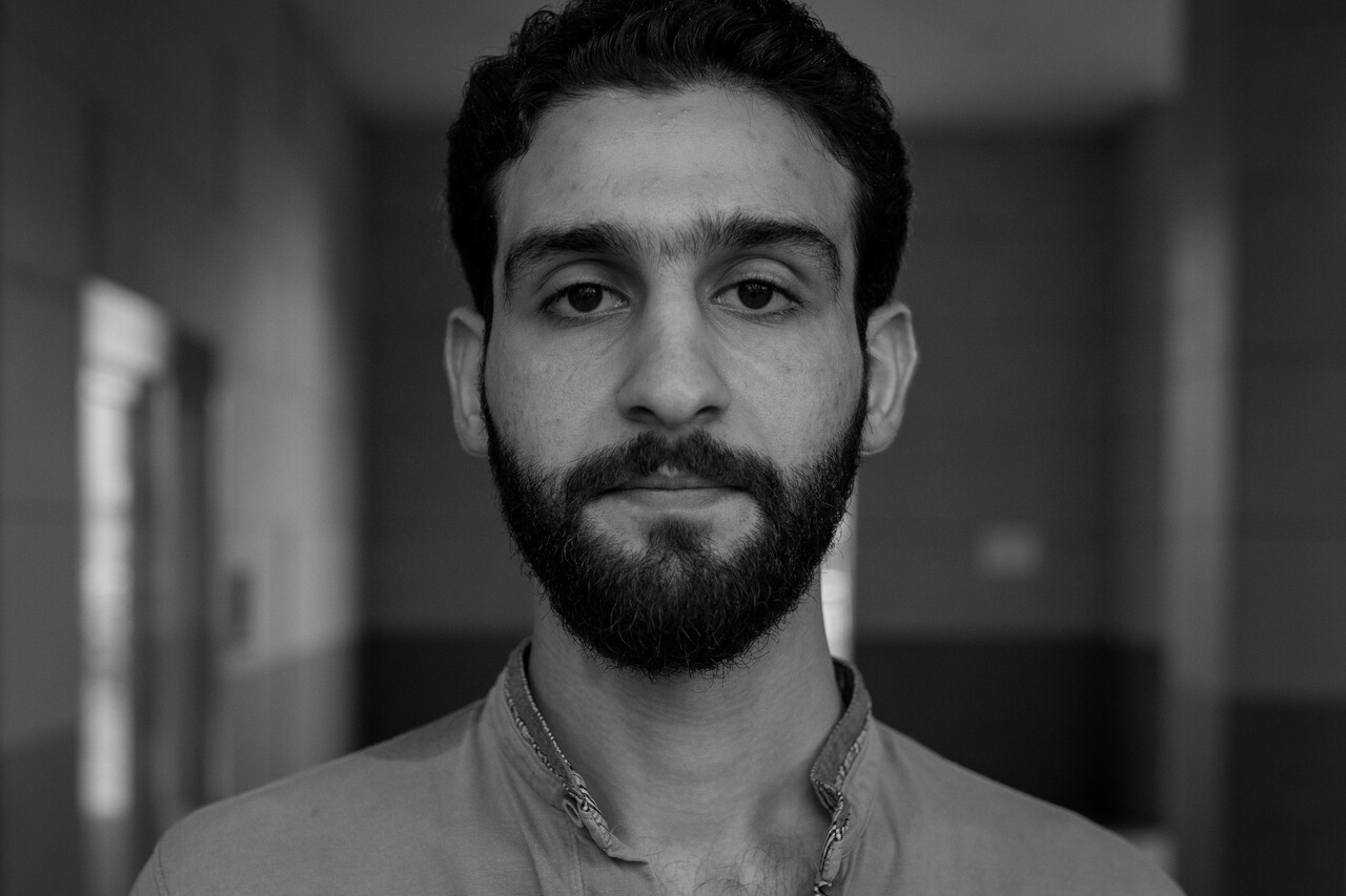 하산 아흐메드 바탈은 고향 시리아의 내전으로 난민이 됐다. 박시몬 기자
