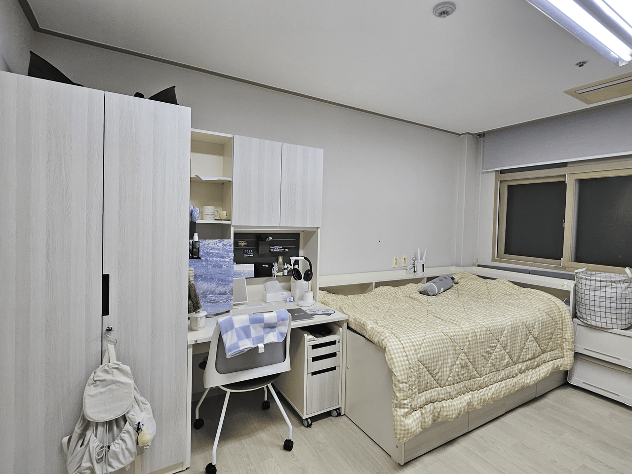 세저리에 입학한 후 생활하게 될 기숙사 가운데 하나인 청풍학사의 2인 방. 박세은 기자