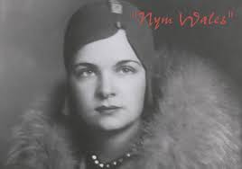 1930년대 중국 혁명가들을 취재한 님 웨일스의 사진. 본명은 헬렌 포스터 스노우였다. 출처 브리검 영 대학교