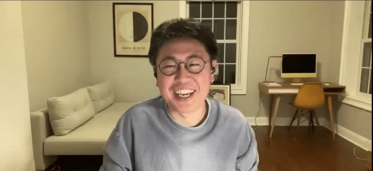 지난 9일 단비뉴스는 화상 통화로 송인근 편집장을 인터뷰했다. 송 편집장은 현재 미국 뉴저지(New Jersey)주 프린스턴(Princeton)에 살고 있다. 화상 통화 캡처