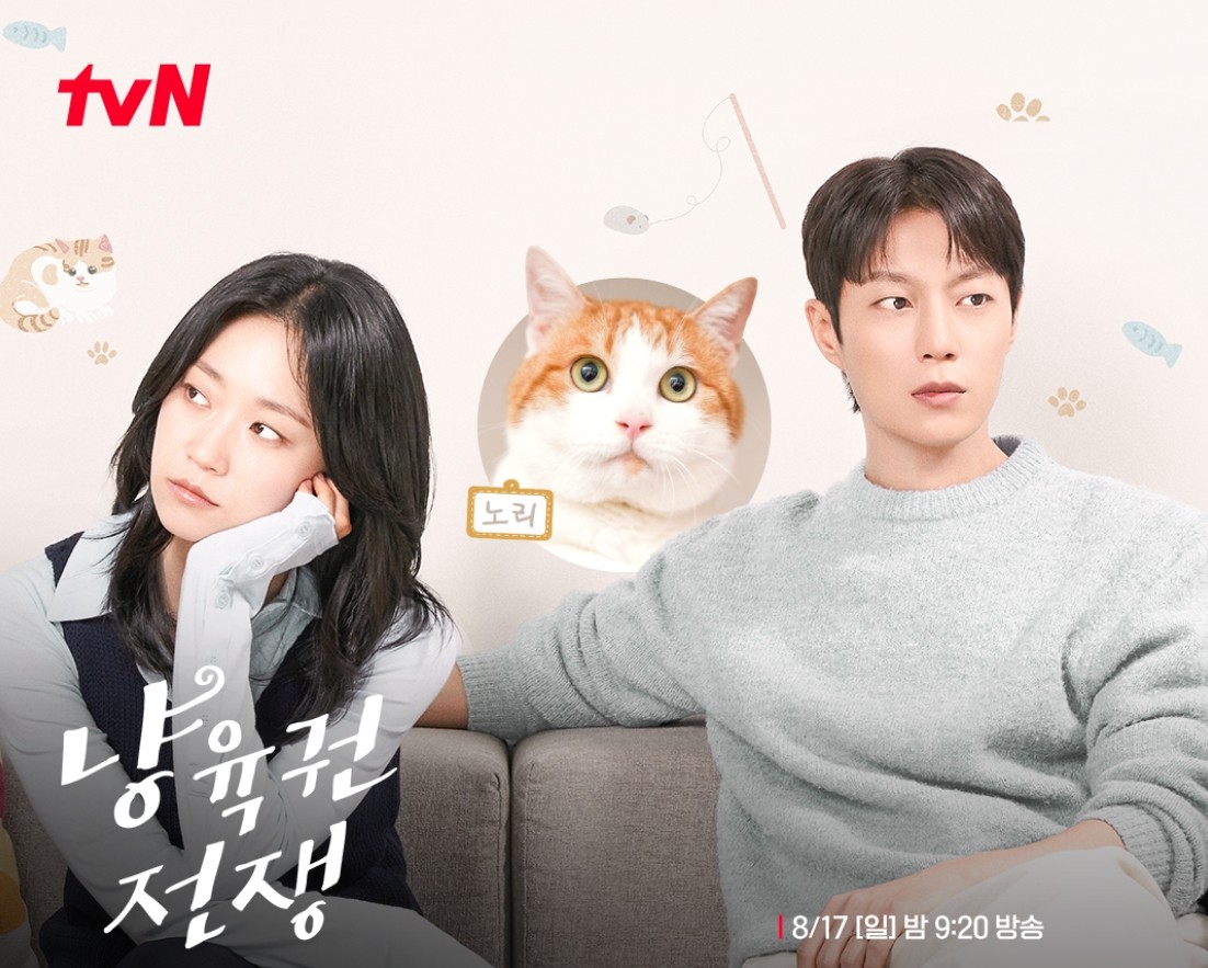 지난 8년간 신인 작가들의 등용문 역할을 해온 tvN ‘오프닝 프로젝트’가 2025년 첫 작품으로 이혼을 앞둔 부부의 반려동물 양육권 다툼을 그린 ‘냥육권 전쟁’을 선보인다. tvN drama 인스타그램 갈무리